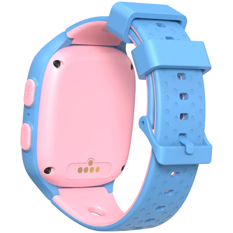 Zegarek dziecięcy Canyon ZEFIR KW-49 E-SIM 4G GPS WiFi Wideo Muzyka Gry Nauka angielskiego, Różowo-Niebieski
