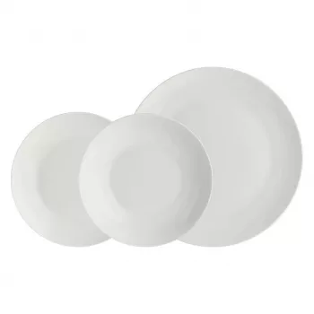 Zestaw obiadowy LA PORCELLANA BIANCA P0042TA12C — 12-częściowy zestaw naczyń porcelanowych