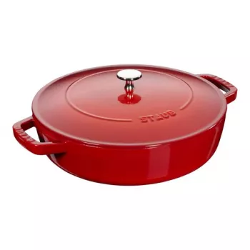 Staub Pieczeń Chistera 28cm okrągła czerwona wiśnia 40511-474-0 405114740 (40511-474-0)