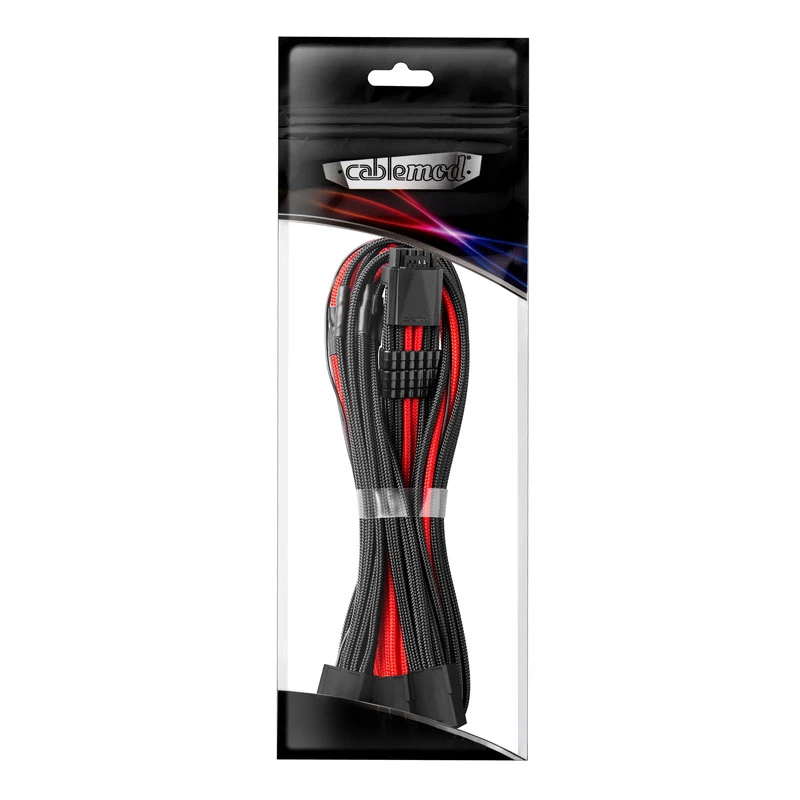 CableMod PRO ModMesh 12VHPWR do 3x PCI-e kabel - 45cm, czarny/czerwony