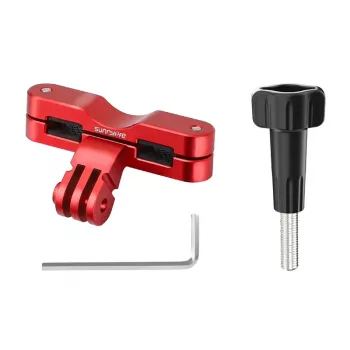 Uchwyt rowerowy Sunnylife ZJ942-R do kamer sportowych — kompatybilny z Insta360 GO 3S, Action 5 Pro, GoPro 13