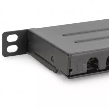 Patch Panel Digitus CAT 6 Class E High Density Shielded Czarny
