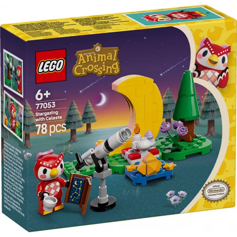 Zabawka konstrukcyjna LEGO Animal Crossing Obserwacja gwiazd z Eufemią zestaw 77053