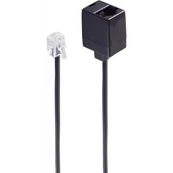 Kabel telefoniczny ShiverPeaks BS70223 3 m Czarny RJ-11