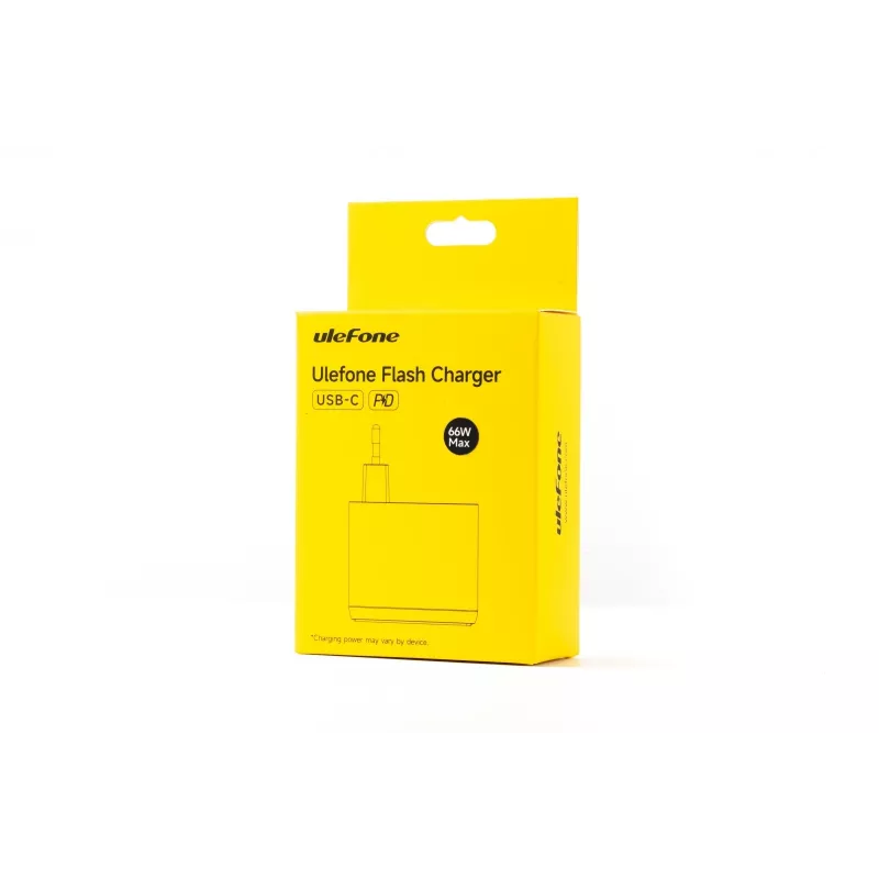 Ładowarka UleFone 66W — szybki zasilacz USB do urządzeń przenośnych, model UF-CHAR-66WR