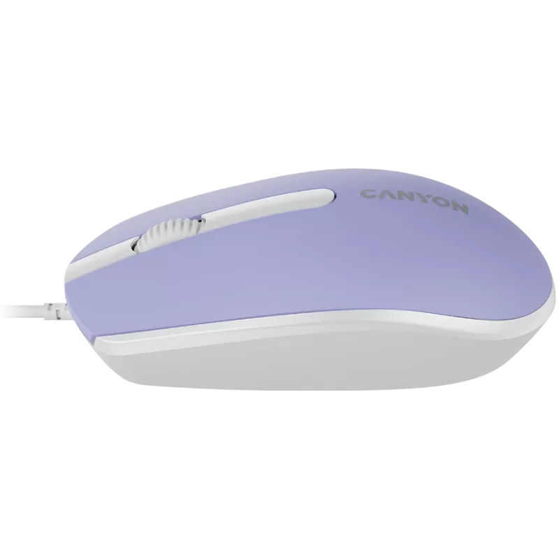 Mysz CANYON M-10 przewodowa lawendowa