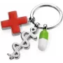 Kółko do kluczy TROIKA GET WELL Wielokolorowe Srebrny Metal 60mm