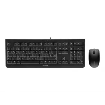 Zestaw klawiatura CHERRY DC 2000 z myszą, uniwersalny, USB, QWERTY, czeski, czarny