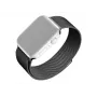 Zamienny pasek siateczkowy do Apple Watch od FIXED — kompatybilny z 42/44/45/46/49 mm (czarny)