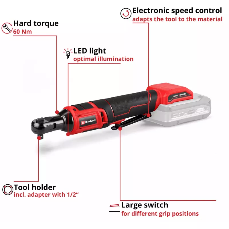 Einhell 4514320 Zasilacz Czarny