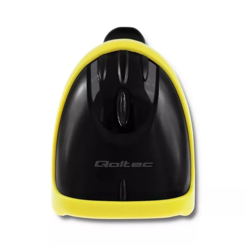 Qoltec 50862 Bezprzewodowy Laserowy Skaner Kodów Kreskowych 1D | 2,4 GHz