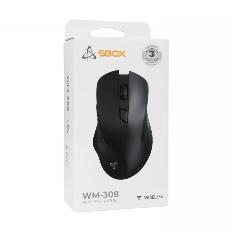 Mysz Sbox WM-308 Czarna USB