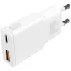 Ładowarka 4smarts PDPlug Duos cienki Smartfon Tablet Biała AC Szybkie ładowanie