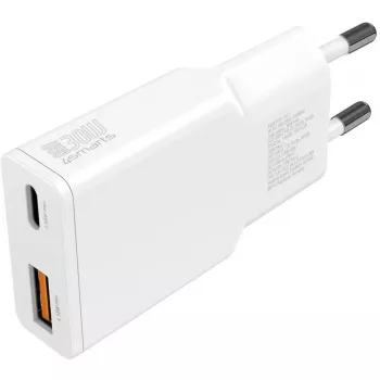 Ładowarka 4smarts PDPlug Duos cienki Smartfon Tablet Biała AC Szybkie ładowanie