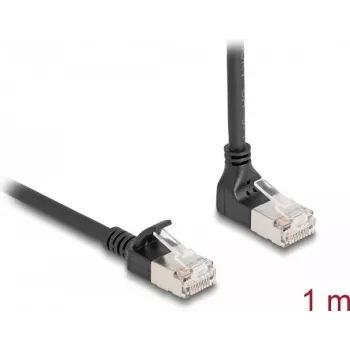 Kabel sieciowy DeLOCK RJ45 Cat.6A 1m Czarny