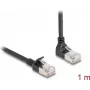 Kabel sieciowy DeLOCK RJ45 Cat.6A 1m Czarny