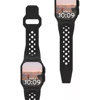 Urban Armor Gear UAG Monarch Strap | Apple Watch Ultra/42/44/45/46mm | czarny/titan (194158114037)