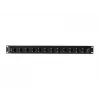 Patch Panel Lanberg FOP1-12SD-LQB 1U Stal Czarny Montaż w szafie rack