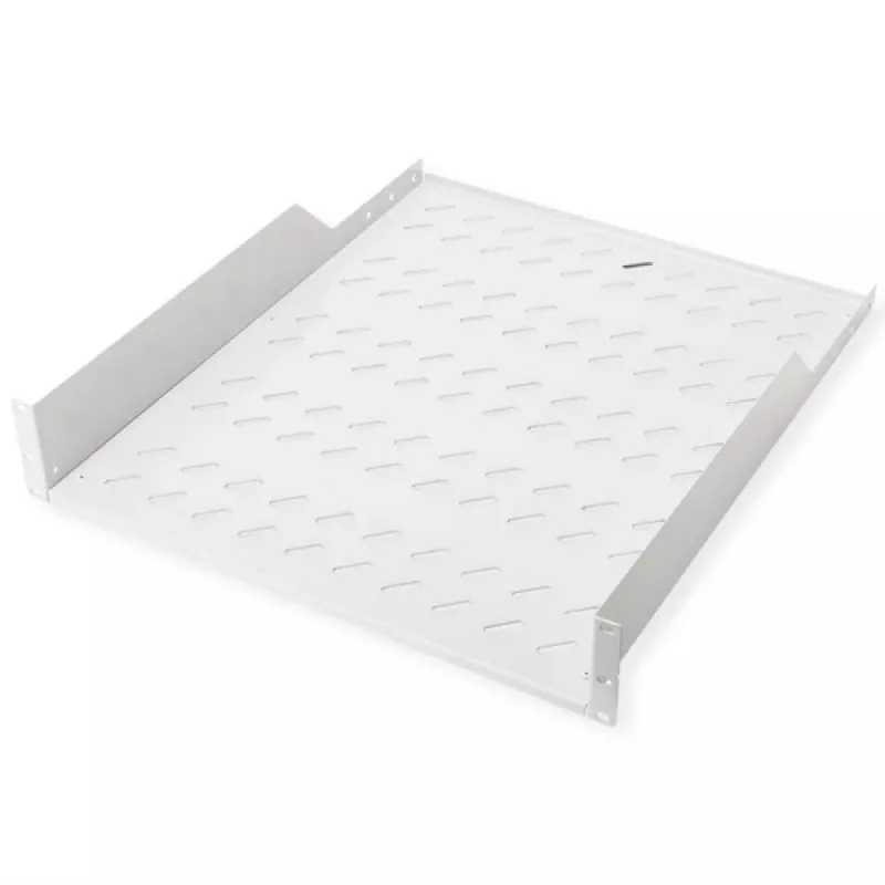 Półka serwerowa ROLINE 26.21.0022 — 2U (2 HE), głębokość 550 mm, obciążenie 25 kg, szara