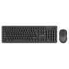 Zestaw klawiatura i mysz Savio KB-03 USB QWERTY US English Czarny do biura i domu