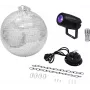 Zestaw kuli dyskotekowej LED EUROLITE 20000562 — 30 cm kula lustrzana z silnikiem i zintegrowanym oświetleniem LED