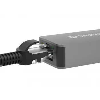 Adapter USB-C/A SANDBERG 136-68 z portem Ethernet RJ45 2.5 GbE