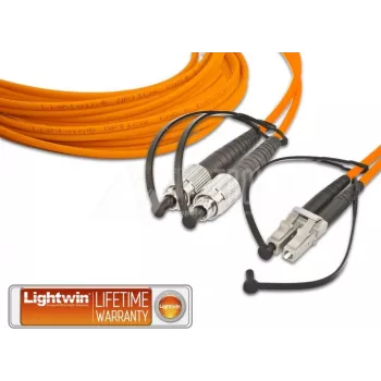 Lightwin High Quality Duplex LWL kabel krosowy, MM OM2, FC - LC LWL kabel krosowy (LDP-50 FC-LC 10.0)