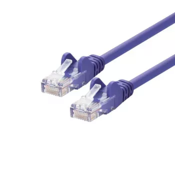 Kabel sieciowy LOGON TCU55U015P Cat5e U/UTP (UTP) Fioletowy 1,5 m RJ-45–RJ-45 pozłacane styki