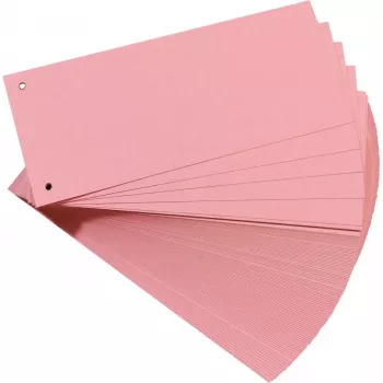 Przekładki kartonowe Herlitz 10843498 różowe 100 szt.