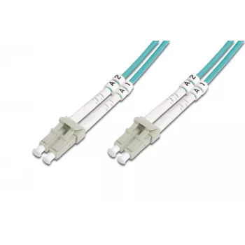 Fiber Optic Patch Cord Multimode OM3 LC/LC 15m Digitus