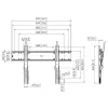 Uchwyt ścienny Vogels PFW 6810 Hold 55-80 cali Maks. obciążenie 75 kg Czarny