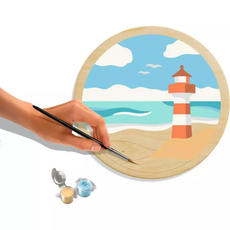 Drewniany zestaw kreatywny Ravensburger CreArt – Scena morska, model 25924