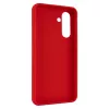 Tylna obudowa FIXED do Samsung Galaxy A36 5G, gumowa, czerwona