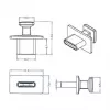 Osłona gniazda USB typu C DeLOCK 64015