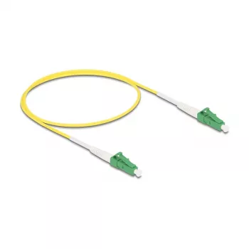 DeLOCK InfiniBand/kabel światłowodowy 0,5 m LC LC/APC żółty 83219