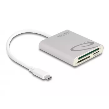 Czytnik kart DeLOCK 91005 USB 3.2 Gen 1 Type-C szary CF MMC MicroSD