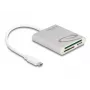 Czytnik kart DeLOCK 91005 USB 3.2 Gen 1 Type-C szary CF MMC MicroSD