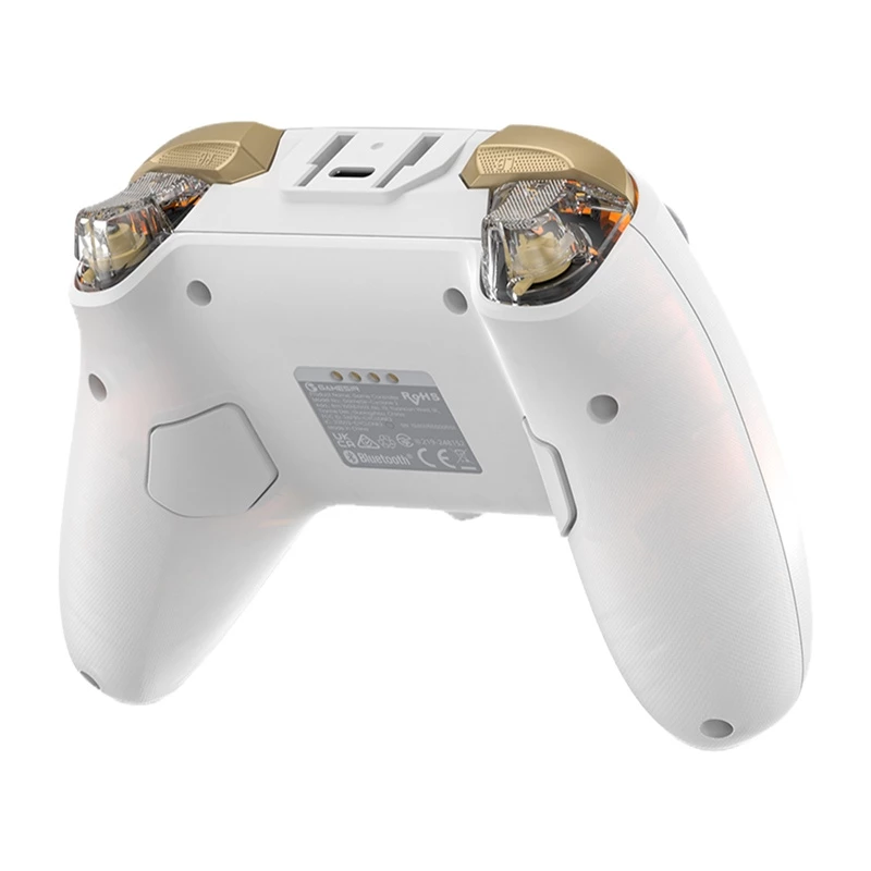 Kontroler bezprzewodowy GameSir Cyclone 2 HRG1001 — Bluetooth, ergonomiczny design, biały
