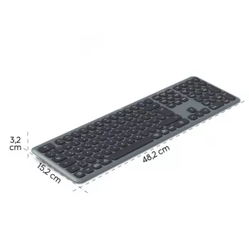 Klawiatura wielourządzeniowa WK-550 WK-550 czarny