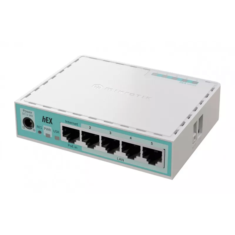Router przewodowy Mikrotik hEX Gigabit Ethernet Biały