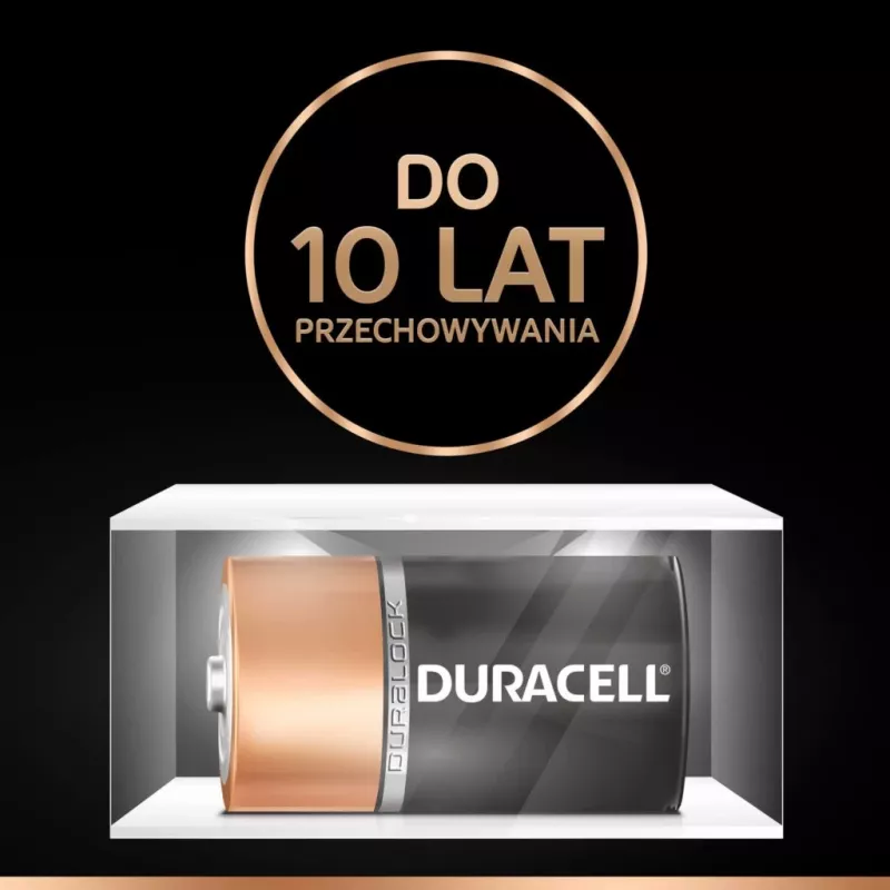 Bateria Duracell Basic D (R20) — 2 szt., pierwotne ogniwa cynkowo-węglowe
