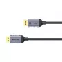 UNITEK C1628GY01-1.5M kabel DisplayPort Czarny, Szary