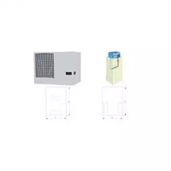 TRITON panel dodatkowy do montażu jednostki klimatyzacyjnej X1 / X2 wzdłużnie do dystrybutora (S)800 x (G)1.000 mm (RAC-RV-X81-Y6)