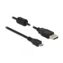 Kabel USB DeLOCK 1m USB 2.0-A Micro-B Czarny