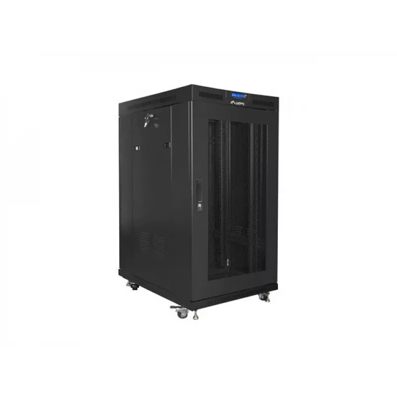 Wolnostojący stelaż Lanberg FF01-8022-23BL 22U 1200kg Czarny
