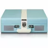 Gramofon audio z napędem paskowym Lenco TT-110 niebiesko-biały półautomatyczny