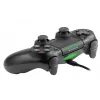Przewodowy gamepad TRACER SHOGUN PRO Czarny — 16 przycisków, analogowo-cyfrowy, kabel 1,5 m, wibracje, PC/PS4/PS3