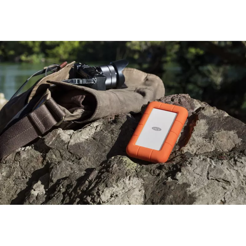 LaCie Rugged USB-C Zewnętrzny Dysk Twardy 5 TB USB Type-C 3.2 Gen 1 (3.1 Gen 1) Szary Żółty