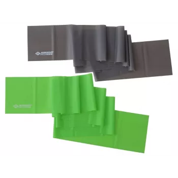 Schildkröt Fitness 960120 taśma do ćwiczeń z elastomeru termoplastycznego (TPE) antracytowa, zielona