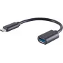 Kabel USB S/CONN 13-30009 USB 3.2 Gen 1 0,1 m USB-C USB-A Czarny